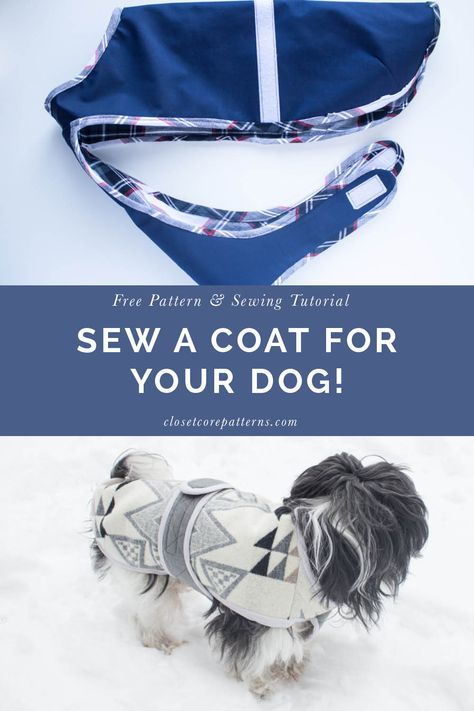 Dog Coat Pattern Free Printable, Dog Jacket Pattern Free, Dog Jacket Patterns, Dog Harness Pattern, Dog Clothes Patterns Sewing, Closet Core Patterns, Dog Coat Pattern, Small Dog Coats, Dog Sewing Patterns