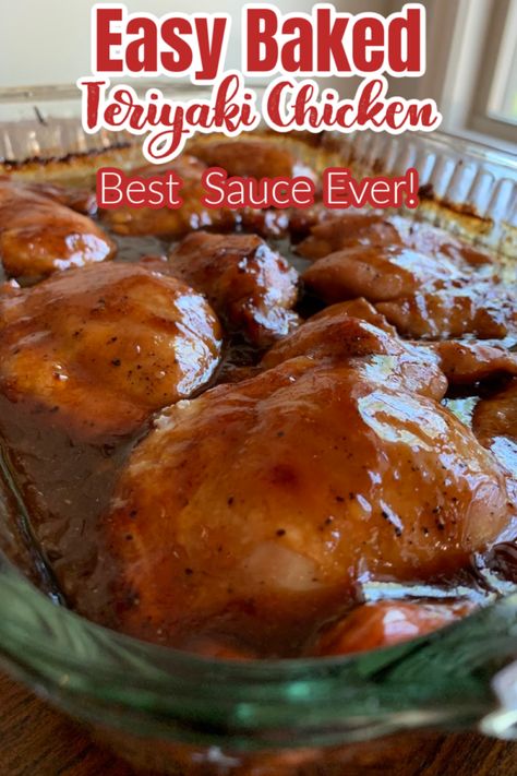 Teriyaki Chicken Breast, Chicken Best, Teriyaki Chicken Recipe, Shortbread Bites, Baked Teriyaki Chicken, Easy Teriyaki Chicken, Almond Shortbread, Bake Easy, Chicken Teriyaki Recipe