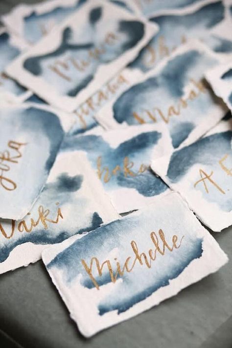 Calligraphy Name Cards Wedding, Watercolor Table Numbers Wedding, Name Cards Wedding, Gowns Mother Of The Bride, Vows Wedding, Gifts Table, Seating Plans, Wedding Gowns Online, Wedding Souvenir