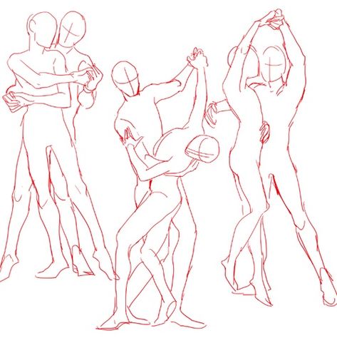 Couple dancing Doodles Disney, Dancing Drawing, Dancing Poses, Dancing Drawings, Couple Drawing, Výtvarné Reference, Drawing Faces, 인물 드로잉, Gambar Figur