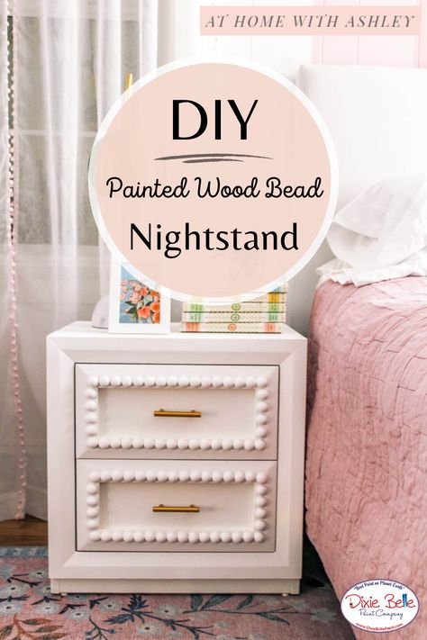 Diy Painted Nightstand, Large Nightstand, Painted Night Stands, Dixie Belle Paint Company, Diy Nightstand, Diy Things, Diy Dresser, Paint Companies, Furniture Redo