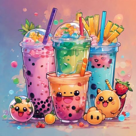 Introducing our stunning array of Colorful Bubble Teas - a visual feast for bubble tea enthusiasts! This captivating artwork showcases meticulous Boba Tea Art and a playful Bubble Tea Drawing, resulting in an enchanting Boba Tea Aesthetic. Elevate your space with this unique and eye-catching piece that adds a splash of personality to any setting. Perfect for expressing your love for bubble tea and brightening up your surroundings. #BubblesDrawing Bubble Tea Drawing, Boba Tea Art, Boba Tea Aesthetic, Aesthetic Bubbles, Bubble Tea Aesthetic, Tea Drawing, Philadelphia Eagles Wallpaper, Amazon Coloring Books, Bubble Drawing