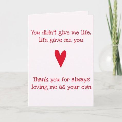 Quotes Girlfriend, In Law Christmas Gifts, Diy Gifts For Mothers, Happy Mothers Day Wishes, Heart Quote, Law Christmas, Mother Day Wishes, Step Dad Gifts, Step Mom Gifts