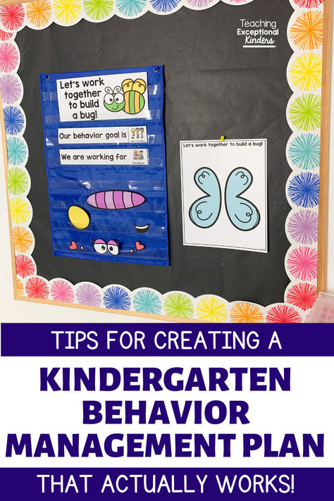 Behavior management can be tricky in kindergarten, since students are just learning how to be one of many children in a classroom. In this post, I'm sharing tips for creating a kindergarten behavior management plan that actually works! Click here to take a closer look at these behavior management tips and resources for kindergarten teachers. Kindergarten Boards Ideas, Individual Behavior Management System Kindergarten, Classroom Management For Kindergarten, Behavior Management Strategies Preschool, Behavior Management System Kindergarten, Kindergarten Management Ideas, Behavior Management In The Classroom Kindergarten, Pre K Behavior Management, Prek Behavior Management