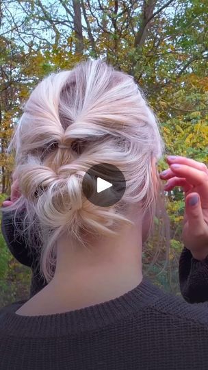 11K views · 1.4K reactions | Unsagbar leichte Frisur und so so süß🩵✨🍦

#shorthair #shorthairstyles #updohairstyle #hairstyle #hairtutorial #shorthairupdo #kurzehaarestylen #steckfrisur #hairupdo #aesthetichair #hairaesthetic | Janna Lange Hairdos For Short Hair, Short Hair Updo, Aesthetic Hair, Hair A, Hair Updos, Hair Hacks, Hair Tutorial, Short Hair Styles, Wigs