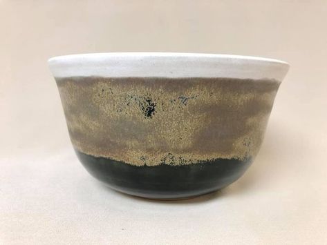 Mayco Mud Room Society | This bowl is Northern Woods brushed 3x from the bottom up to the rim | Facebook Bowl, Wood