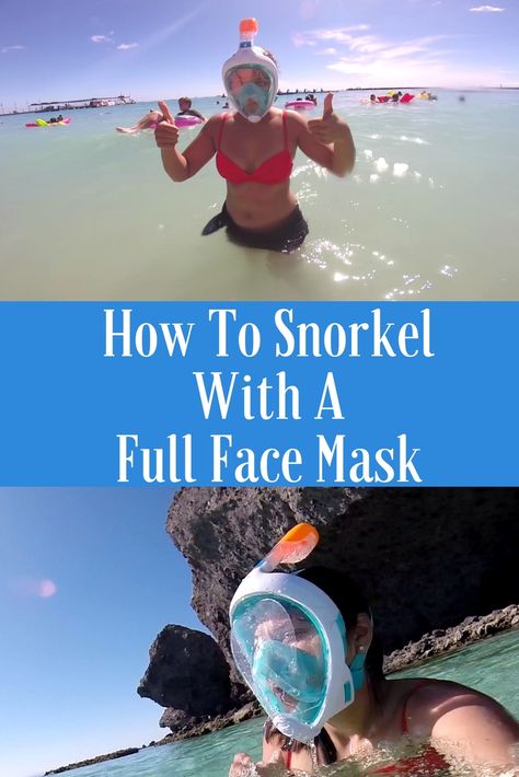 How To Snorkel, Full Face Snorkel Mask, Scuba Tank, Water Playground, Cave Diving, Cruise Trip, Best Snorkeling, Snorkel Mask, Traveling Tips