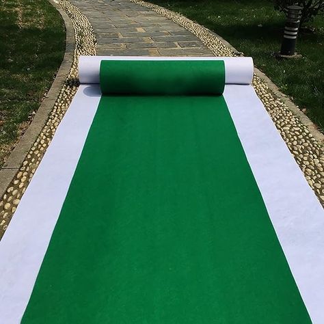 Amazon.com: Aisle Runners Wedding Accessories Grass Green Aisle Runner Carpet Rugs for Step and Repeat Display, Ceremony Parties and Events Indoor or Outdoor Decoration 24 Inch Wide x 15 feet Long : Home & Kitchen Green Aisle Runner, Event Entrance, Aisle Runners, Aisle Runner Wedding, Red Carpet Runner, Step And Repeat, Entryway Mats, Runner Carpet, Lawn And Landscape