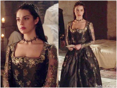 Reign Costumes, Lady Kenna, Marie Stuart, Reign Mary, Reign Fashion, Reign Dresses, Mary Stuart, Adelaide Kane, Embellished Gown