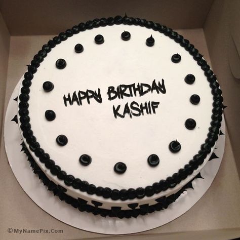 Black and White Birthday Cake With Name [kashif] Black And White Birthday Cake, Birthday Cake For Girl, Famous Friendship Quotes, White Birthday Cake, Black And White Birthday, Friends Birthday Cake, Quotes About Friendship, White Birthday Cakes, Secret Love Quotes