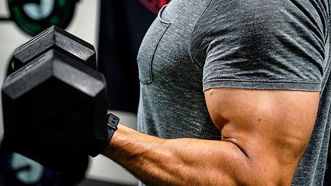 Tip: Research Update – Time Under Tension | T Nation Time Under Tension, Dumbbell Bicep Curl, Dumbbell Exercises, Arm Workouts, Hammer Curls, Training Workouts, Biceps Workout, Bicep Curls, Good Posture