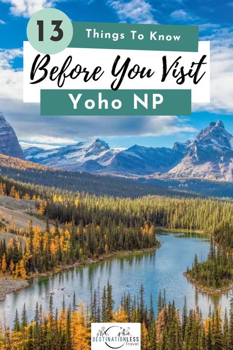 If you’re anything like us and love spending time in the great outdoors, then you should definitely add Yoho National Park to your list of places to visit in the Canadian Rockies. We’ve put together this guide containing everything you need to know to plan your visit to this awesome and underrated national park! Banff Summer, Yoho National Park Canada, Banff Trip, Banff National Park Canada, Canada Summer, Canada Trip, Canada National Parks, Yoho National Park, Travel Secrets