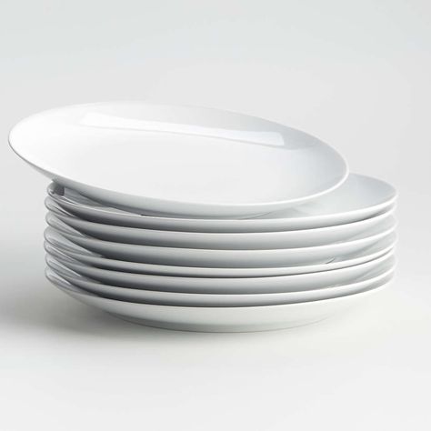 White Dinnerware | Crate and Barrel Plates And Bowls Set White, Leo Lilith, Abbott Elementary, House Remodeling, Plates And Bowls Set, White Dinnerware, Bedrooms Ideas, Kitchen Images, White Dinner Plates