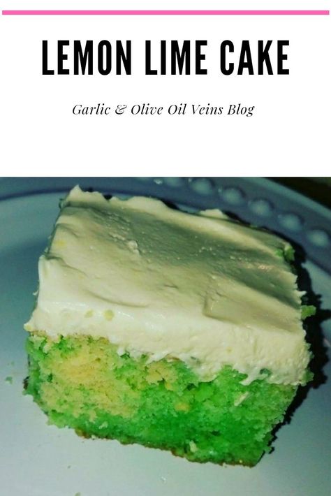 Lemon Lime Cake Recipe, Busy Day Cake Recipe, Lime Poke Cake, Lemon Lime Cake, Jello Cake Recipes, Lime Cake Recipe, Poke Cake Jello, Pudding Poke Cake, Light Dessert