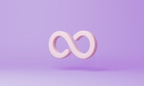 Photo minimal infinity symbol on purple ... | Premium Photo #Freepik #photo #limitless #eternity #infinite #unlimited Photo Minimal, Background 3d, Purple Background, Infinity Symbol, Purple Backgrounds, 3d Rendering, Vector Photo, Premium Photo, Purple Color