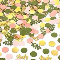 Olive Green Table, Gender Reveal Decor, Birthday Party Table Decorations, Baby Shower Table Decorations, Paper Confetti, Gender Reveal Party Decorations, Gender Reveal Decorations, Confetti Dots, Birthday Party Tables