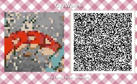 Gyarados Great Wave AC single - Imgur Home One Direction, Rich Brian, Animal Crossing 3ds, Animal Crossing Qr Codes Clothes, Magic Eyes, The Sailor, Animal Crossing Game, Animal Crossing Qr, Designs Patterns