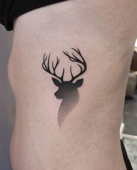 100+ Side Rib Tattoos for Women to Accentuate Curves and Character - 100 Tattoos Small Deer Tattoos For Women, Dear Tattoo Design, Deer Tattoo Small, Simple Deer Tattoo, Small Deer Tattoo, Deer Tattoo Men, Deer Tattoos For Women, Side Rib Tattoos, Deer Tattoo Design