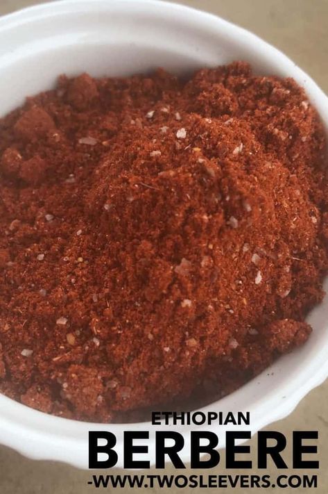 Diy Seasonings, Berbere Spice, Ethiopian Cuisine, Seasoning Blends, African Cooking, Spice Mix Recipes, Homemade Spice Blends, Ethiopian Food, Diy Spices