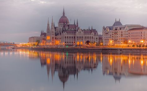 Man Made Hungarian Parliament Building Building Reflection Danube Budapest Hungary River Architecture Monument Wallpaper Hungary Photography, Building Reflection, Hungarian Parliament Building, Budapest City, Danube River Cruise, East Of The Sun, Hungary Budapest, Building Painting, Europe Aesthetic