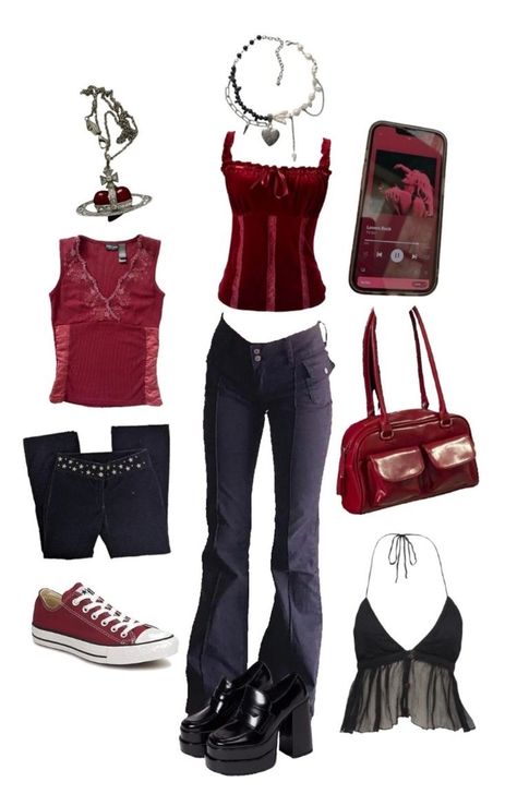 Funk Rock Outfit, Rock Star Inspired Outfits, Manga Outfits Ideas, 2000 Clothes Aesthetic, Tv Girl Outfit Ideas, Concert Outfit Rock Grunge, Rock Concerts Outfits, Tv Girl Inspired Outfits, Tv Girl Concert Outfit Ideas