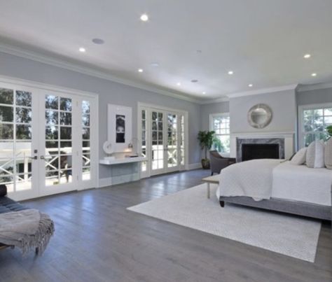 Real Housewives of Beverly Hills Star Kyle Richards Bought a $8.25 Million Home That's Not in Beverly Hills | Architectural Digest Ceiling Lighting Bedroom, Recessed Ceiling Lighting, Regal Industrial, Gray Bedroom Walls, Smokey Robinson, Lighting Bedroom, Kyle Richards, Bedrooms Decor, Bedroom Fireplace