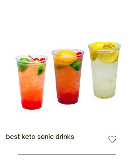 Sonic Drinks, Sonic Drive In, Keto Plan, Keto Drink, Delicious Drinks, Keto For Beginners, Savory Breakfast, Stay On Track, Ketogenic Recipes