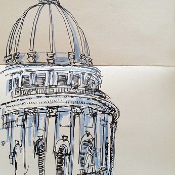 Dome Architecture, Architecture Drawing Sketchbooks, Piskel Art, Architecture Sketchbook, Architecture Design Sketch, 카드 디자인, Architecture Drawing Art, Annabeth Chase, 수채화 그림