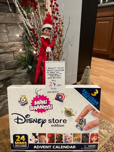 elf brings advent calendar Elf Brings Advent Calendar, Elf Of The Shelf, Advent Calendar Ideas, Awesome Elf On The Shelf Ideas, Calendar Ideas, Christmas Advent Calendar, Christmas Advent, Shelf Ideas, Christmas Countdown