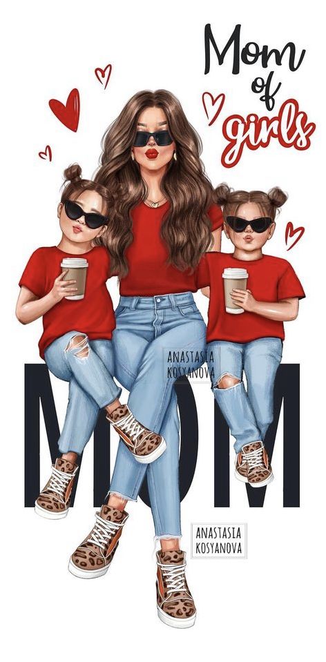 Anastasia Kosyanova, Mother Daughter Art, Mother Daughter Pictures, Mother Baby Photography, Idee Cricut, Paint Shirts, Image Swag, Mom Son, Mom Art