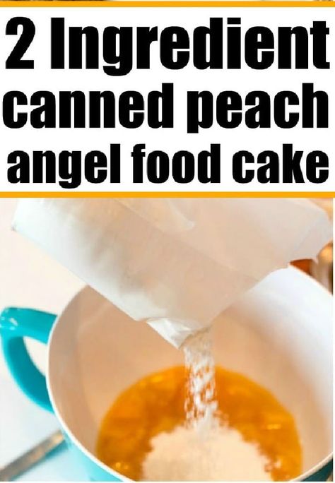 Peach angel food cake uses 2 ingredients, is fat free and delicious. Peaches Angel Food Cake, Recipes Using Canned Peaches, Angel Food Cake Mix And Canned Fruit, Angel Food Cake Fruit Dessert, Cake With Canned Peaches, Angel Food Cake Mix And Canned Peaches, 2 Ingredient Strawberry Angel Food Cake, Using Canned Peaches, Fat Free Cake