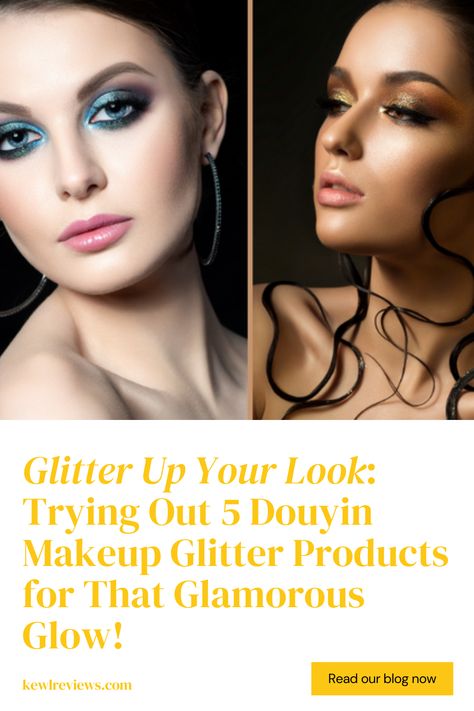 https://www.kewlreviews.com/glitter-up-your-look-trying-out-5-douyin-makeup-glitter-products-for-that-glamorous-glow/ Glitter Eyeshadow Aesthetic, Girl Refrence, Sparkling Makeup, Makeup Glitter Eyeshadow, Aesthetic Makeup Products, Xiao Hong Shu, Eyeshadow Aesthetic, Hair Dye Videos, Douyin Makeup