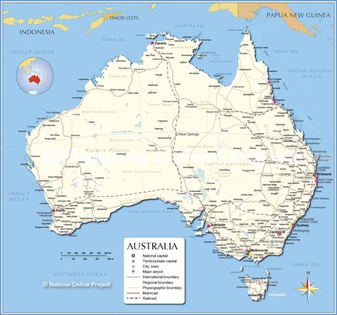 Map of Australia Eastcoast Roadtrip Usa, Map Of Australia, Hawaii Maui, East Coast Australia Road Trips, Pacific Coast Highway Road Trip Map, East Coast Australia Map, East Coast Map Usa, Southern Ocean, Australia History