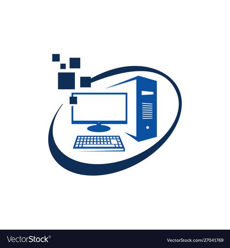 Pc Logo Design, Pc Logo, Icon Illustrations, Computer Logo, Pc Image, Computer Center, Computer Vector, Computer Design, Computer Shop