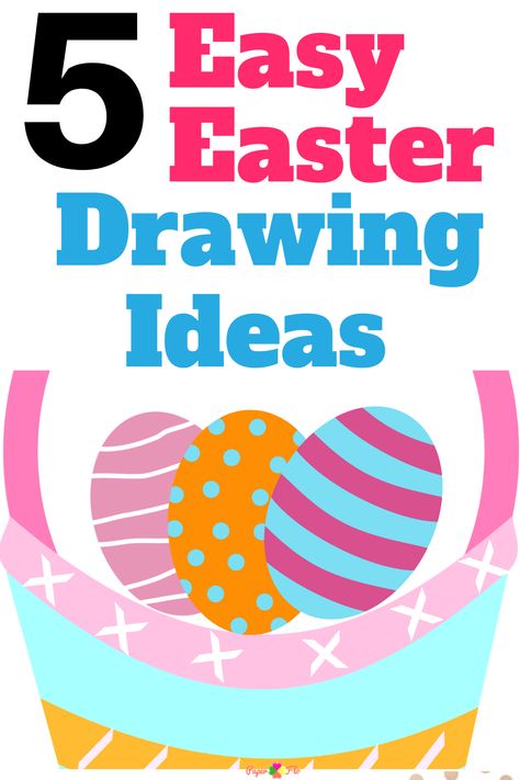 Drawing Easter Ideas, How To Draw Easter Things, Easy To Draw Easter Pictures, Easter Drawings For Kids, How To Draw Easter Eggs, Peep Drawing Easter, Easter Drawings Ideas Easy, Drawing Ideas Jesus, Easter Sketches