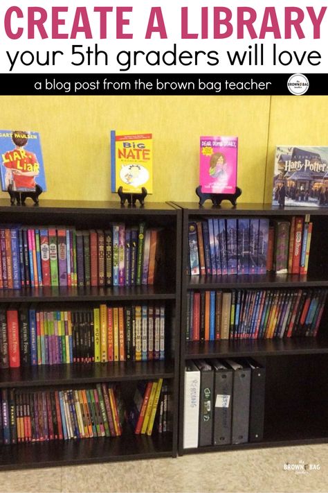 Wow your 5th graders with a perfectly curated classroom library using these tips! I always try to keep different types of books on display so my students can take their pick! #5thgrade #5thgradeclassroom #5thgradeclassroomsetup #classroomlibrary School Library Lessons, Library Orientation, Classroom Libraries, Classroom Library Organization, Different Types Of Books, Library Organization, Summer Book, 5th Grade Classroom, Library Lessons