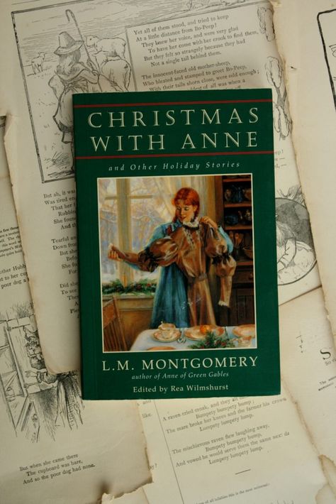 Chirstmas Books, Christmas Reads, Lm Montgomery, L M Montgomery, Winter Reads, Christmas Reading, Holiday Stories, Anne Shirley, Christmas Book