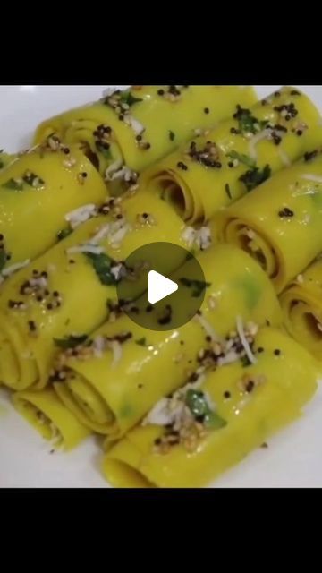 Khandvi Recipe, Break Fast, Gram Flour, Mustard Seeds, Turmeric Powder, Coriander Leaves, Green Chilli, One Half, Curry Leaves