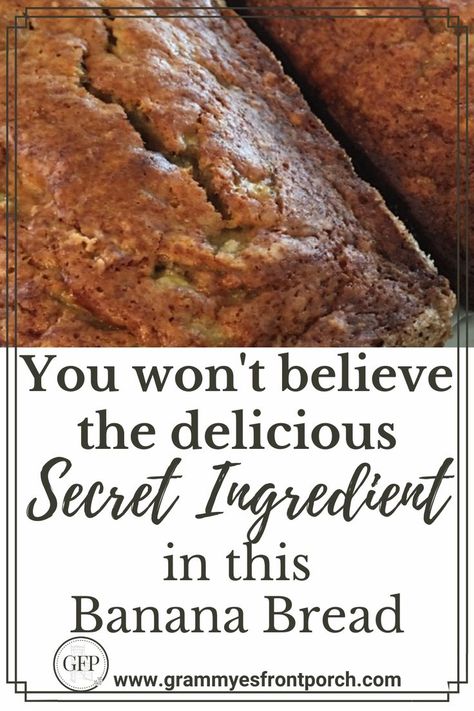 moist browned butter banana bread Banana Bread Ingredients, Moist Banana Bread, Banana Bread Recipe, Secret Ingredient, Banana Bread Recipes, Bread Recipe, Bread Recipes, Banana Bread, Next Level