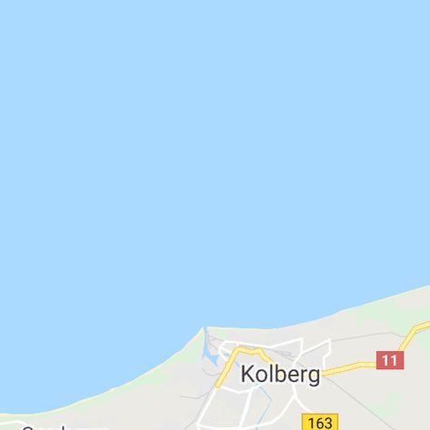 Stadtplan mit den Sehenswürdigkeiten in Ostseebad Kolberg, Kołobrzeg Polen Slip On Sneaker, Slip On