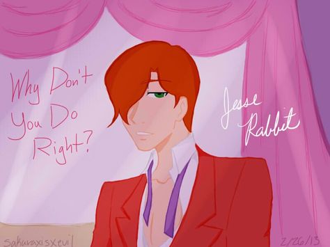 Who framed Roger Rabbit Male Jessica Rabbit Fan Art, Male Jessica Rabbit, Jessica Rabbit Male Version, Jessica And Roger Rabbit, All About Rabbits, Rule 63, Roger Rabbit, Jessica Rabbit, Disney Fun