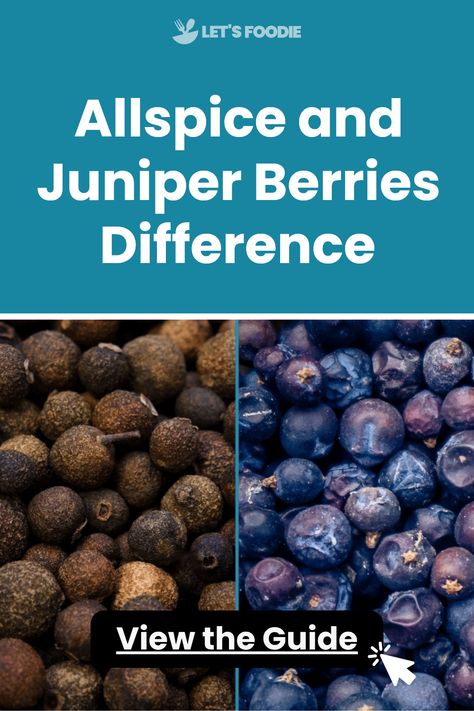 Curious about the specifics of allspice and juniper berries? These two spices may look alike, but they bring unique flavors to your dishes. This guide unpacks how allspice, with its warm and sweet notes, differs from the sharp, aromatic taste of juniper berries. Use them both in your cooking adventures, whether it's spicing up savory meals or crafting delightful cocktails. Learn about their uses, flavor profiles, and more interesting facts that might surprise you! Unlock new ideas for your recipes today. Juniper Berry Recipes, Berry Recipes, Meat Rubs, Savory Meals, Dried Berries, Recipe Generator, Jerk Seasoning, Juniper Berries, European Cuisine