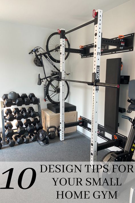 Small home gyms needs to be designed with efficiency in mind. Learn how to plan and execute a small home gym, no matter your work out style Small Gym Room, Garage Gym Ideas Small, Small Home Gym Design, Garage Gym Design, Home Gym Small, Home Gym Ideas Small, Small Home Gyms, Building A Home Gym, Dream Home Gym