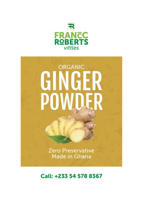 I created this label for a friend who sells spice powder like Ginger Ginger Packaging, Spices Branding, Jiang Chen, Spices Packaging, Ginger Slice, Candy Labels, Dry Ginger, Ginger Spice, Packaging Design Inspiration