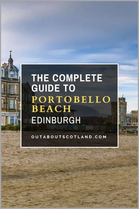 Portobello Beach is a popular seaside destination 4 miles from Edinburgh city centre. The beach features 2 miles of golden sand and a wide promenade. Portobello Beach Edinburgh, Portobello Edinburgh, Portobello Beach, Castle On The Hill, Edinburgh City, New Town, City Centre, Portobello, Capital City