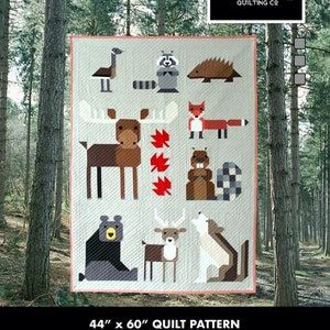 Block 13, Woodland Quilt, Happy Squirrel, Wall Quilt Patterns, Quilting Books, Quilt Pattern Download, Quilt Sewing Patterns, Woodland Art, Cute Quilts