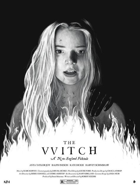 Witch Movie Poster, The Witch 2015, The Witch Movie, The Vvitch, Folk Horror, Film Posters Art, Film Editing, Film Poster Design, I Love Cinema