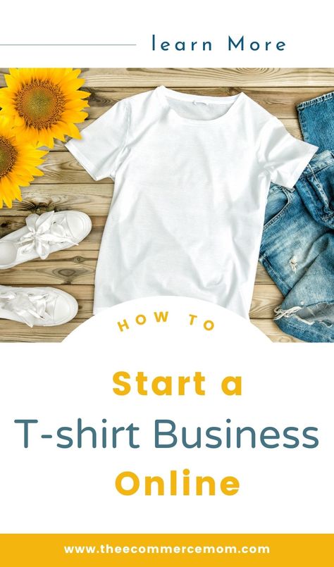 Learn how to start a t-shirt business online with ease! Follow these simple steps to transform your ideas into a profitable venture. Discover the secrets to success in the ever-growing print on demand industry. Don't miss out on your chance to create custom t-shirts and turn your passion into a thriving business. Tshirt Business Ideas, Thriving Business, Tshirt Business, Shirt Business, Making Extra Cash, Mom Blog, Secret To Success, Business Online, Mom Blogs