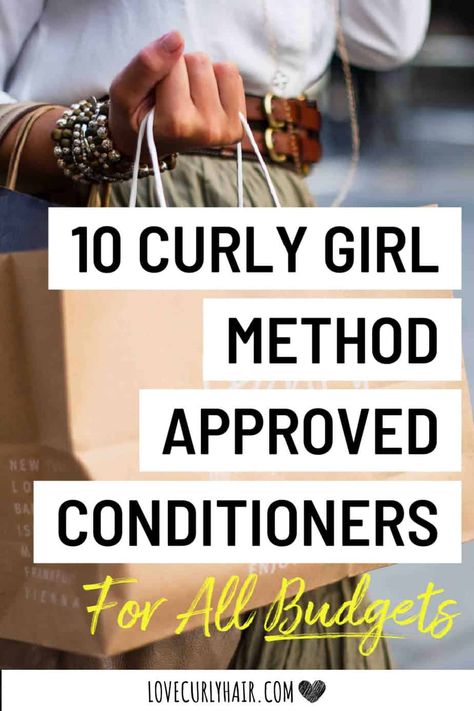 Best Conditioner For Curly Hair? 10 Top CGM Approved Conditioners - Love Curly Hair Best Conditioner For Curly Hair, Curly Hair Conditioner, Best Conditioner, Conditioner For Curly Hair, Best Curly Haircuts, Conditioner Curly Hair, Hair Ingredients, The Curly Girl Method, Curl Conditioner