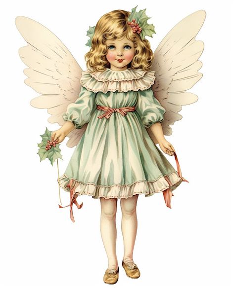 Dishfunctional Designs: Day #2 of 4 Days of Free Vintage Christmas Fairy Girls Clip Art! Vintage Clip Art Free Printables, Vintage Christmas Images Printables Free, Faery Art, Fairy Clipart, Girls Clips, Christmas Ephemera, Fairy Girl, Vintage Christmas Images, Christmas Fairy